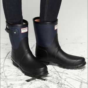 Rag & Bone x Hunter Boots Black/Navy Size 7 - 7.5